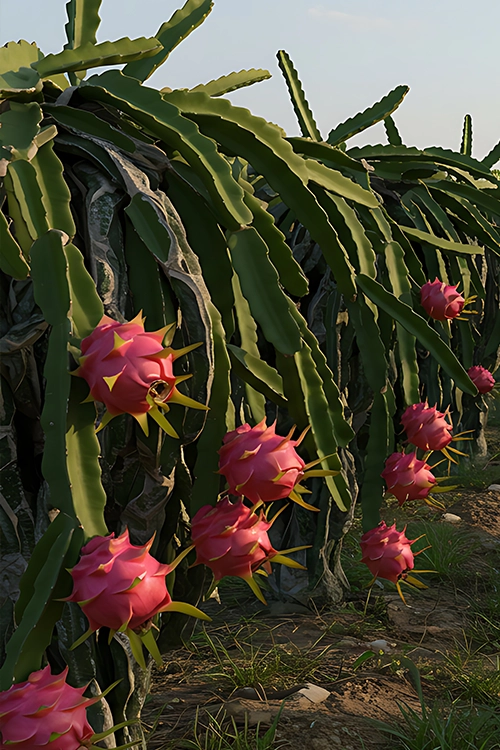 Dragon-fruits Plants in Grow Up Genetics
